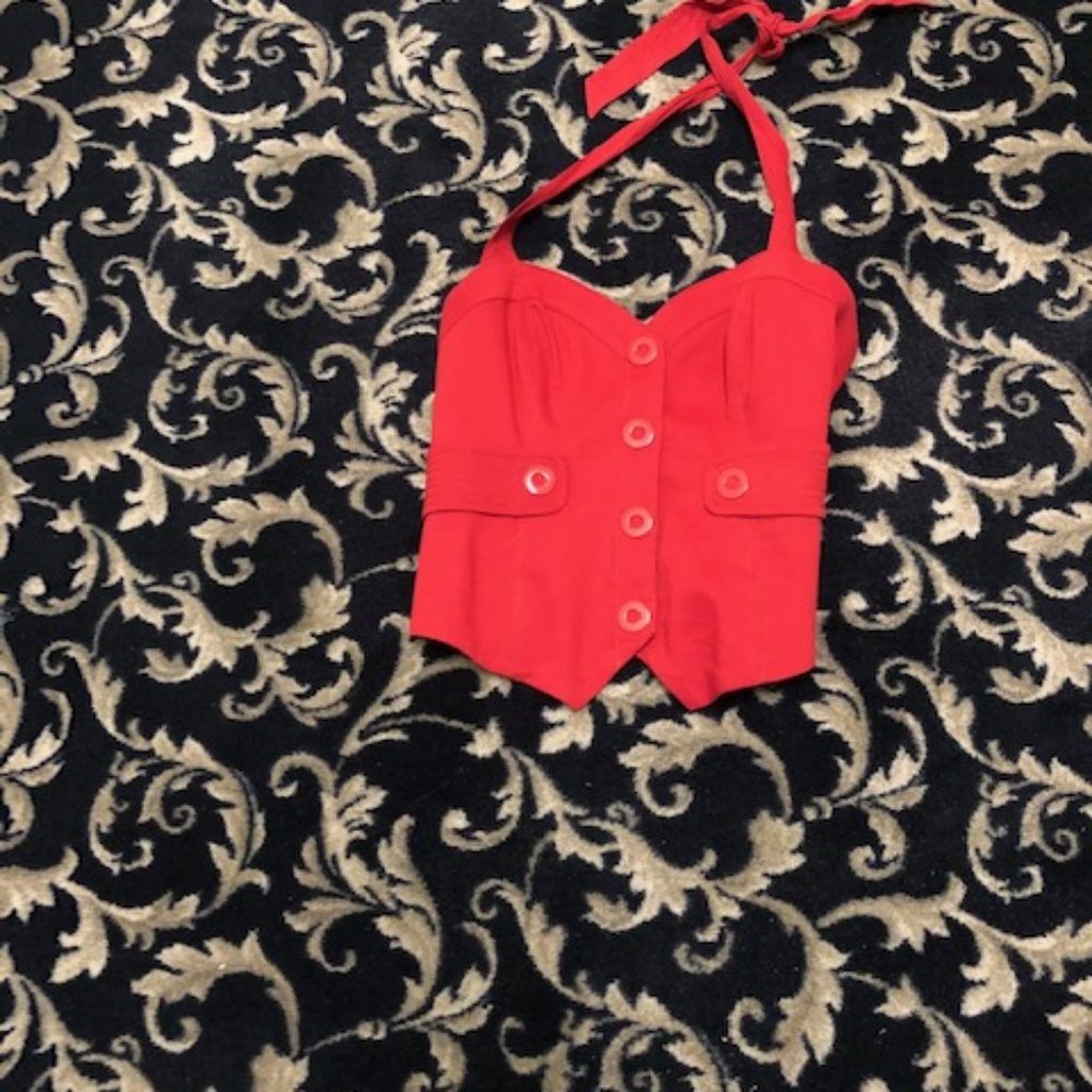 ZARA BUSTIER HALTER